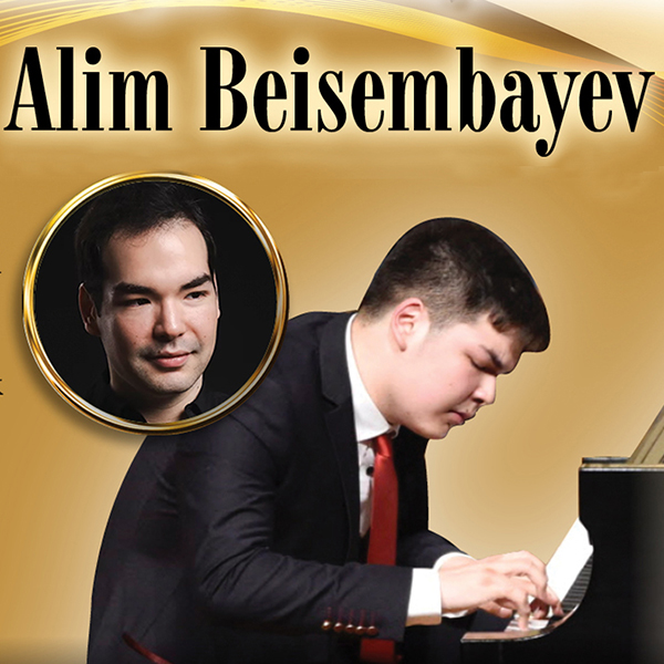 Alim Beisembay, pianist,, appearing at the Stoke Rep in February